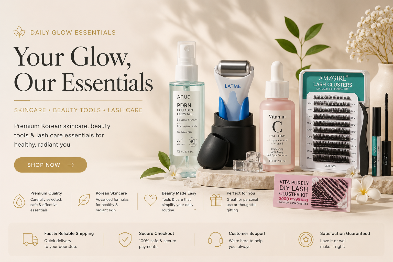 Your Glow, Our Essentials – Premium Skincare Tools for Radiant Skin