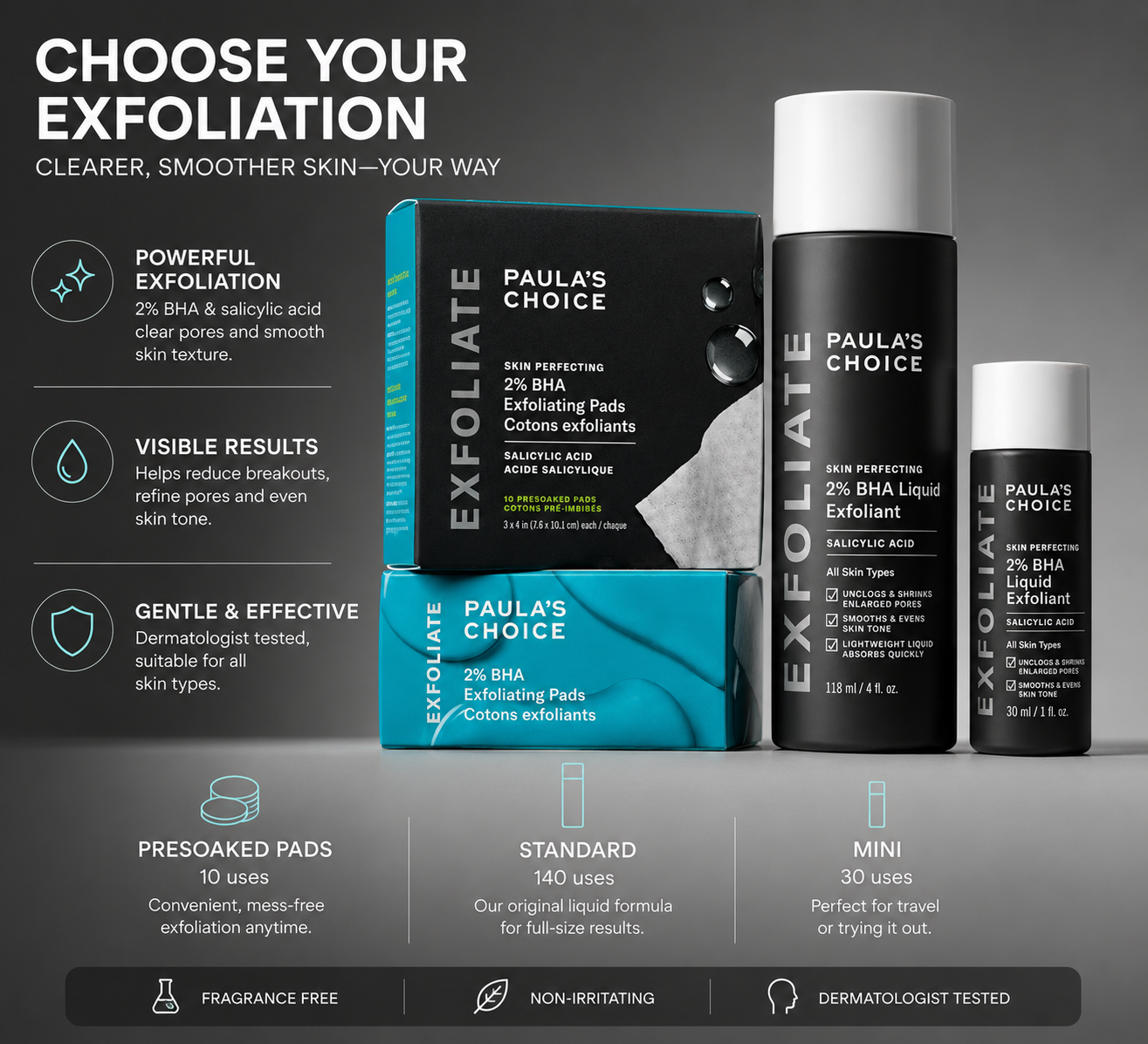 AHA vs BHA Exfoliants: Which One Should You Choose? | VitaPurely