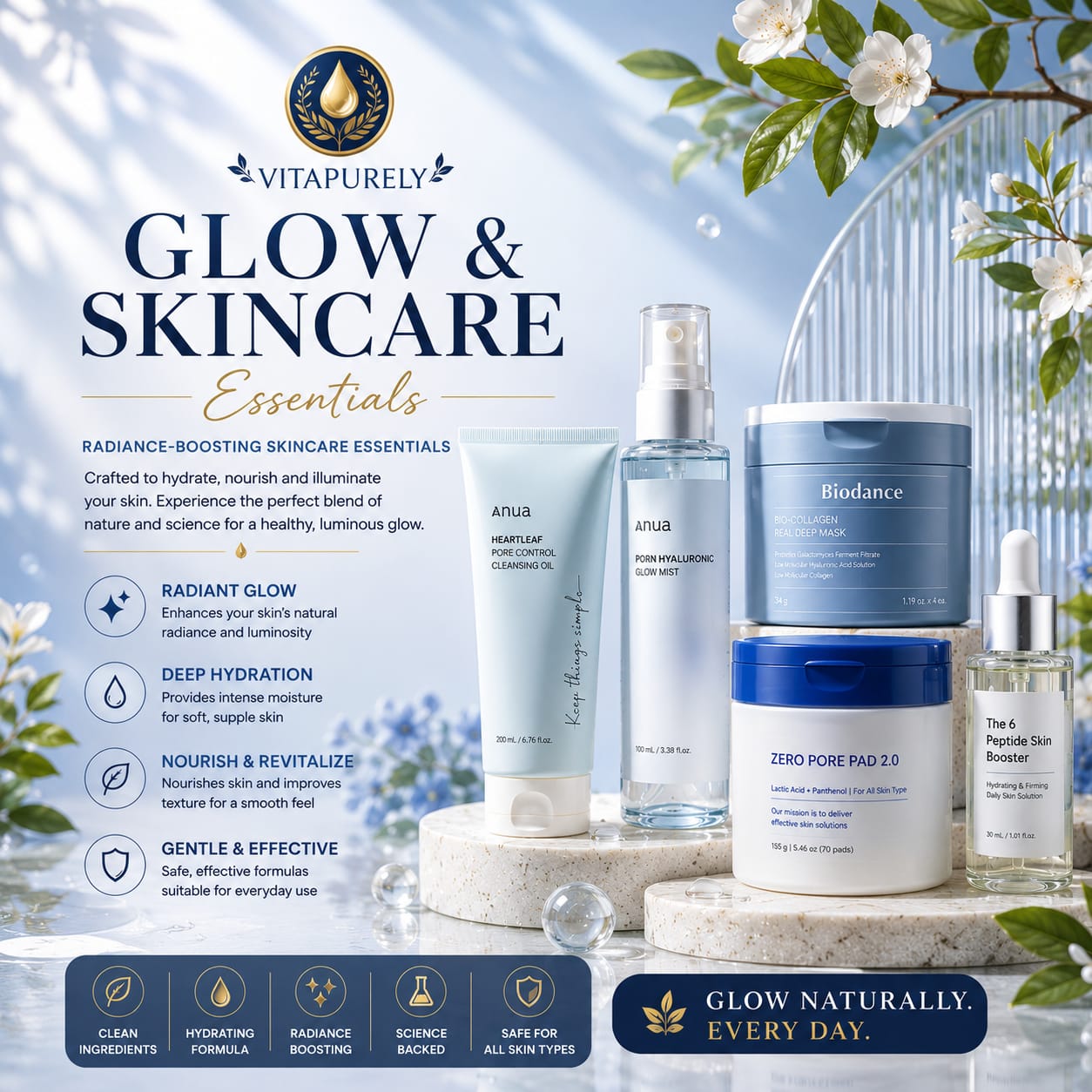 Glow & Skincare Essentials