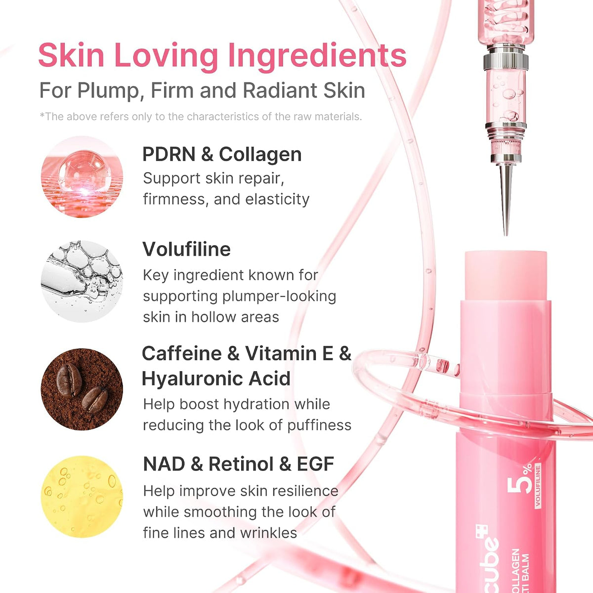 Revitalize Your Skin with PDRN Pink Collagen Volume Multi Balm Stick - The Ultimate Face & Body Balm for Plumping, Radiance, and Youthful Glow!