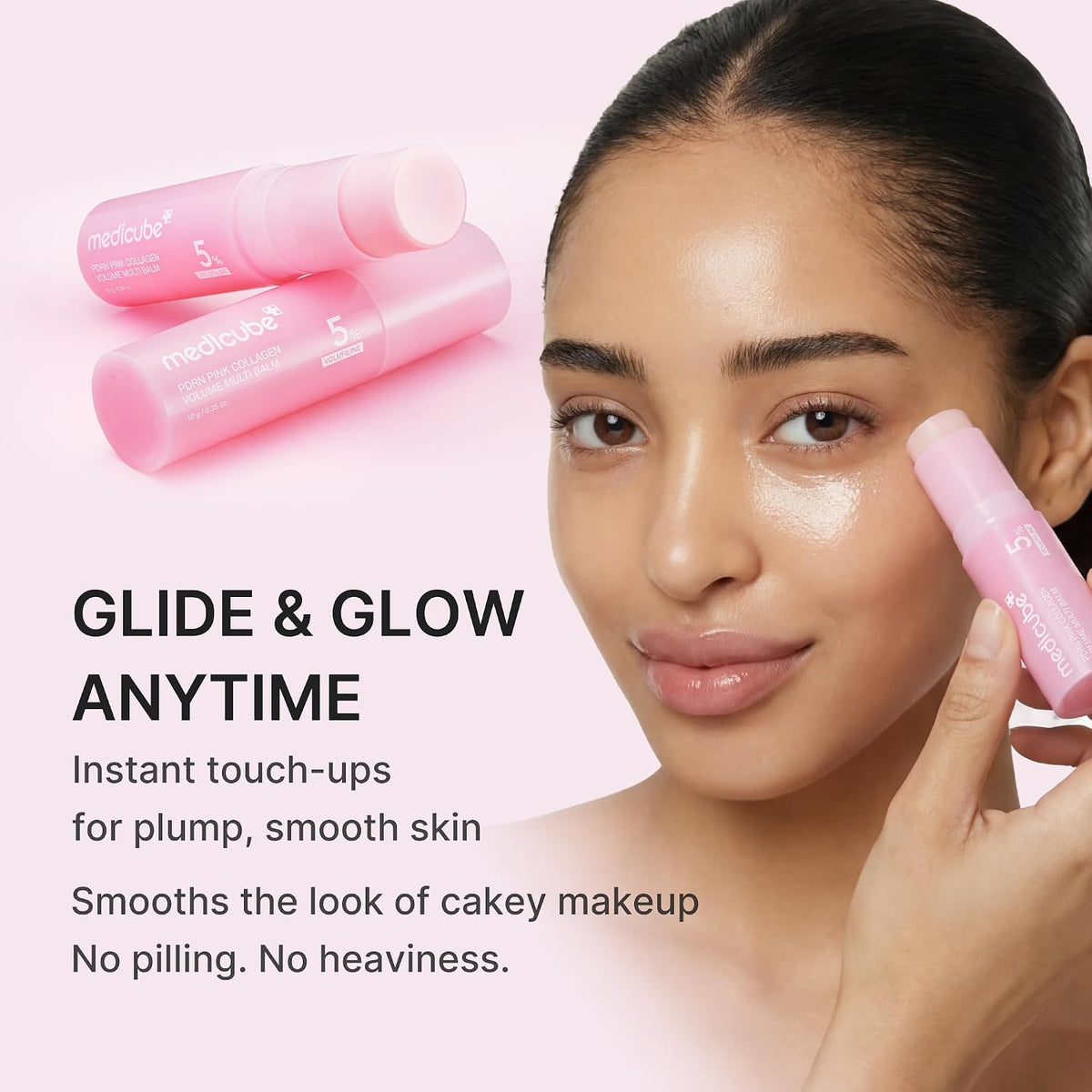 Revitalize Your Skin with PDRN Pink Collagen Volume Multi Balm Stick - The Ultimate Face & Body Balm for Plumping, Radiance, and Youthful Glow!