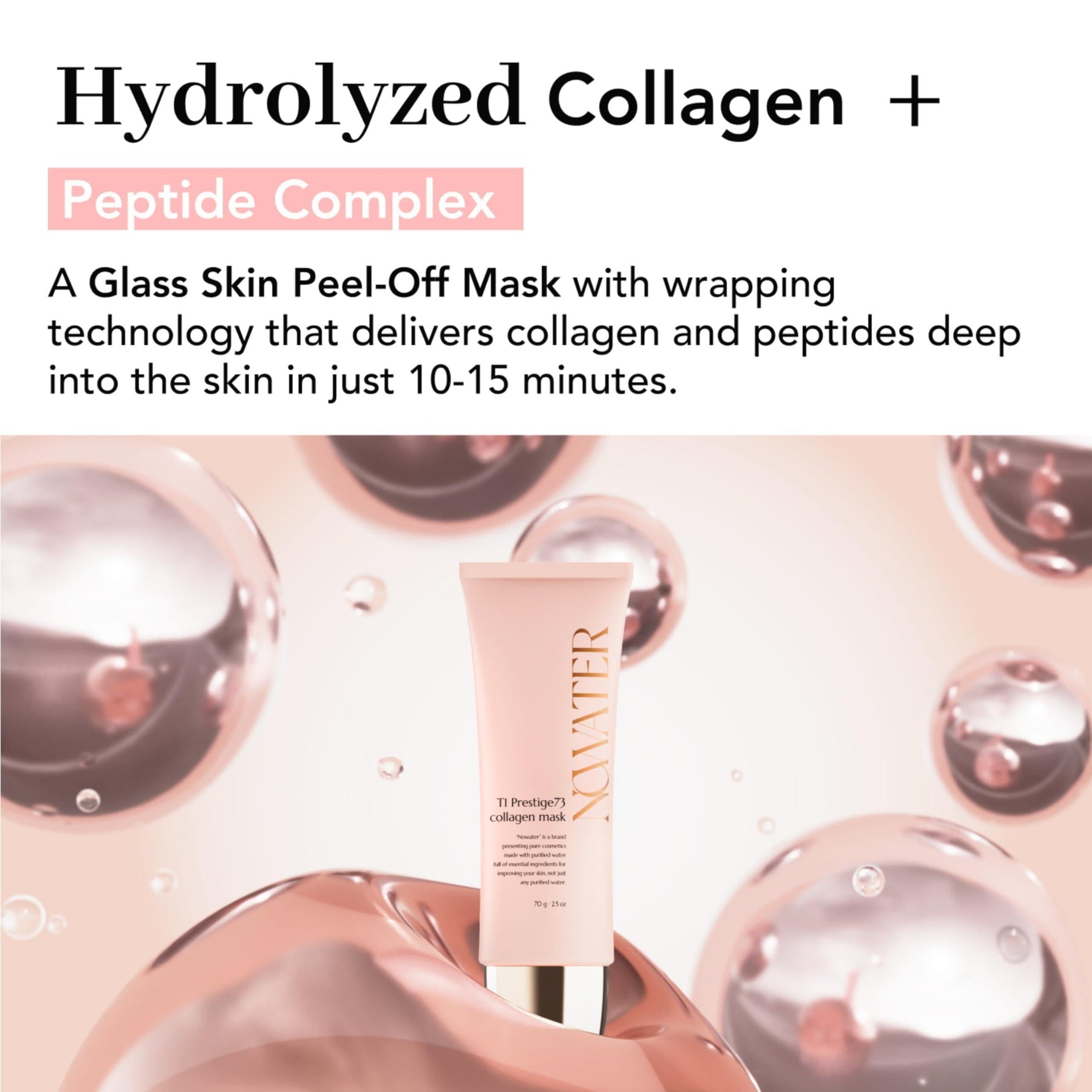 Revitalize Your Skin with Our Collagen Wrapping Mask - Elasticity Boosting & Hydrating Formula (2.5 Fl Oz)