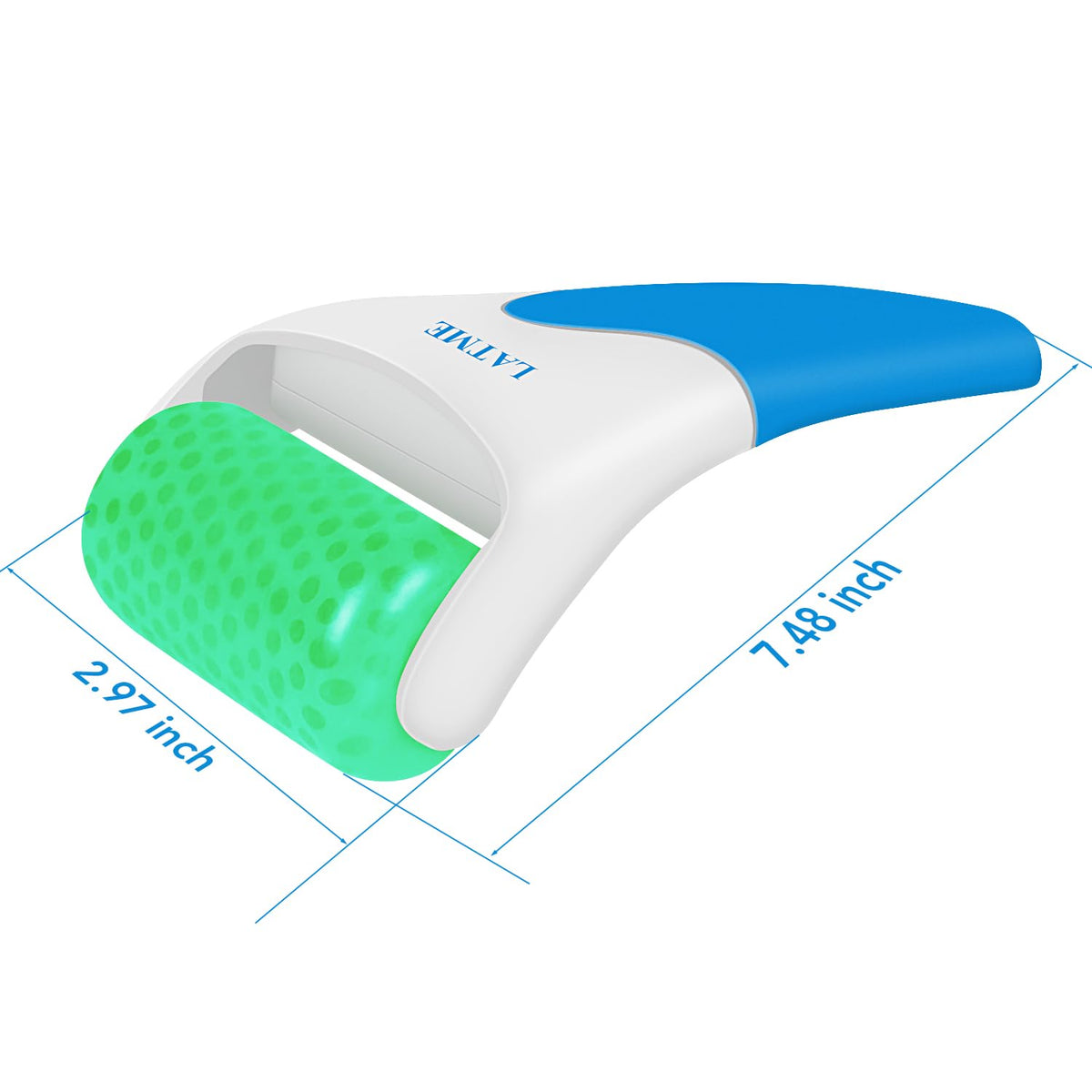 LATME Ice Roller for Face Eyes,Womens Gifts,Face Massager Roller Puffiness Migraine Pain Relief and Minor Injury (Green)