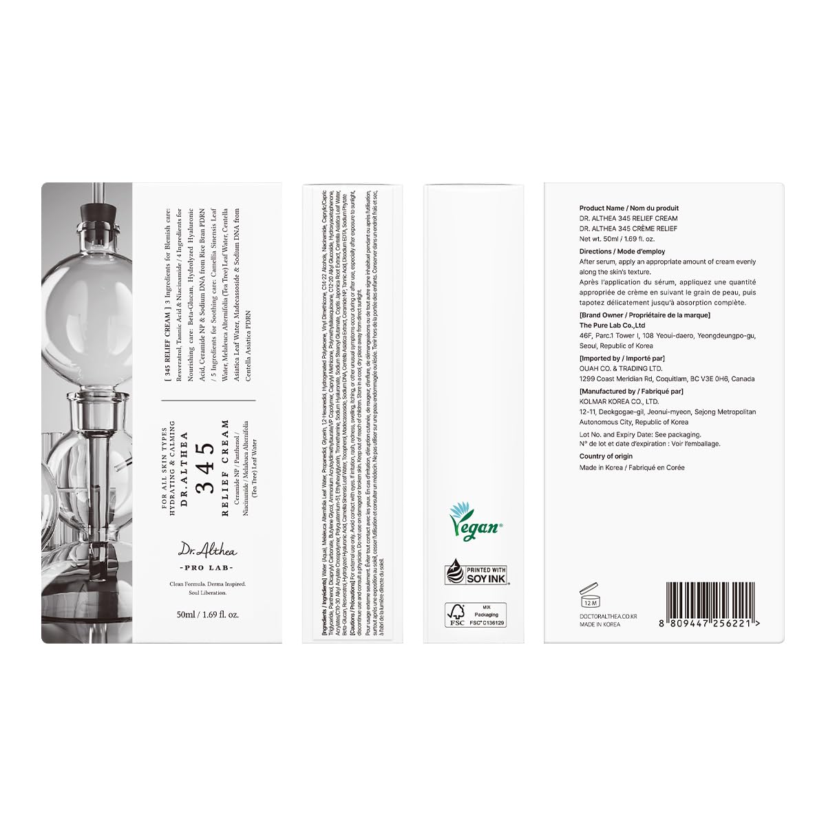 Transform Your Skin with 345 Relief Cream - 1.69 Fl Oz for Blemish Control and Daily Hydration