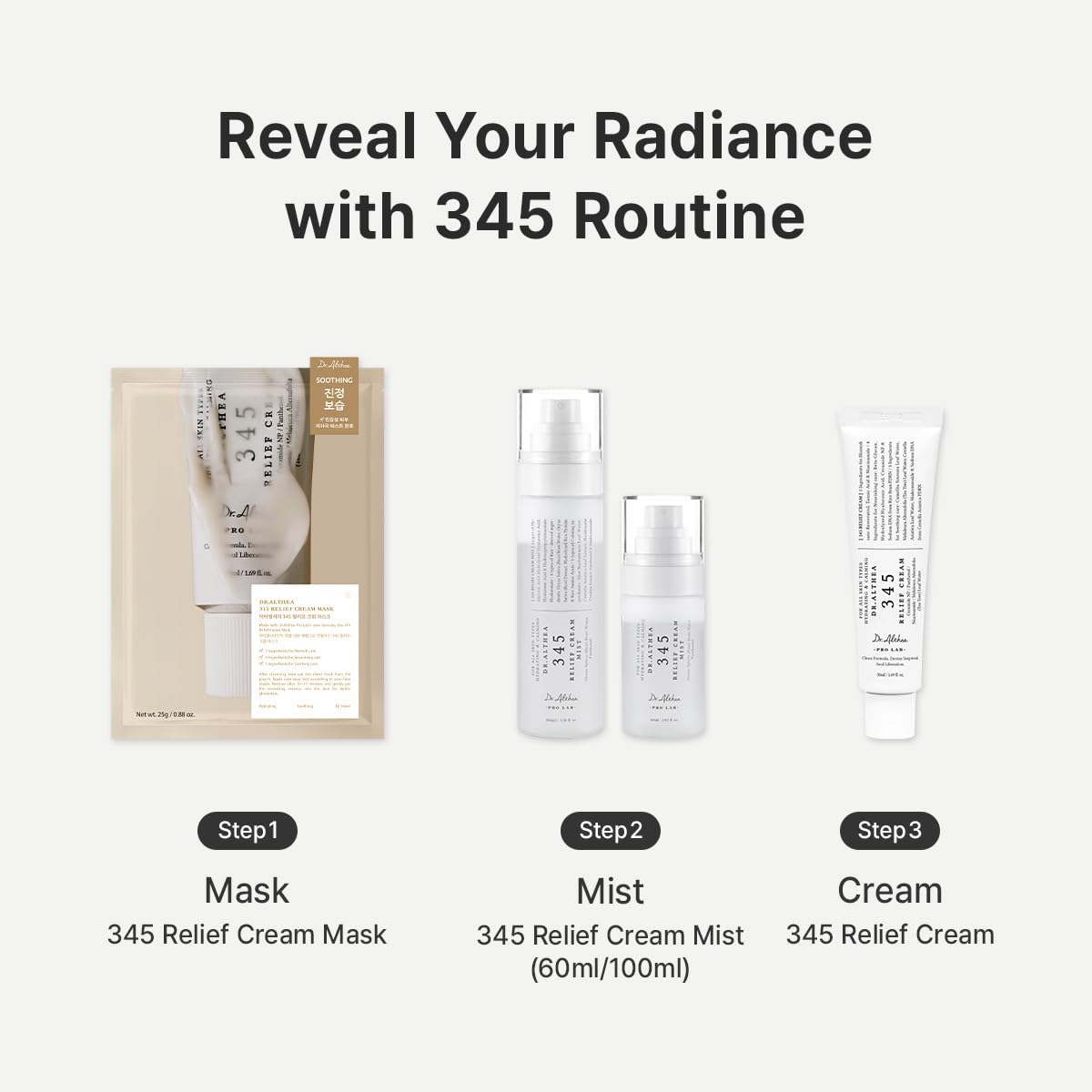 Transform Your Skin with 345 Relief Cream - 1.69 Fl Oz for Blemish Control and Daily Hydration