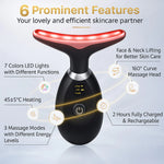 Rejuvenate Your Skin with the Neck Face Lifting Massager - LED Anti-Wrinkle Device for Double Chin Removal