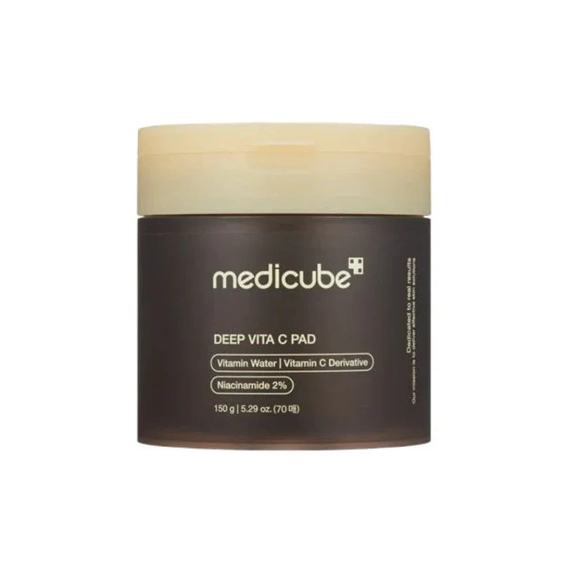 Revitalize Your Skin with Medicube Deep Vita C Pads - Brightening & Dark Spot Correcting Toner Pads (70 Pads)