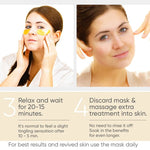 Revitalize Your Look with Gold Under Eye Patches - Reduce Puffiness, Lighten Dark Circles, and Smooth Fine Lines