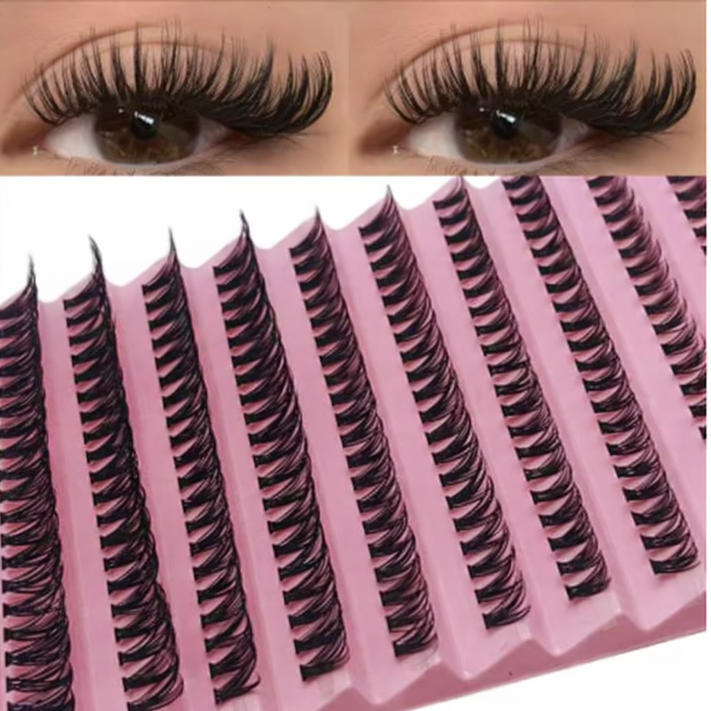 Vita Purely DIY Lash Cluster Kit – 200PCS Natural Volume Eyelash Extensions (8–16mm Mixed Length, Salon Look at Home)