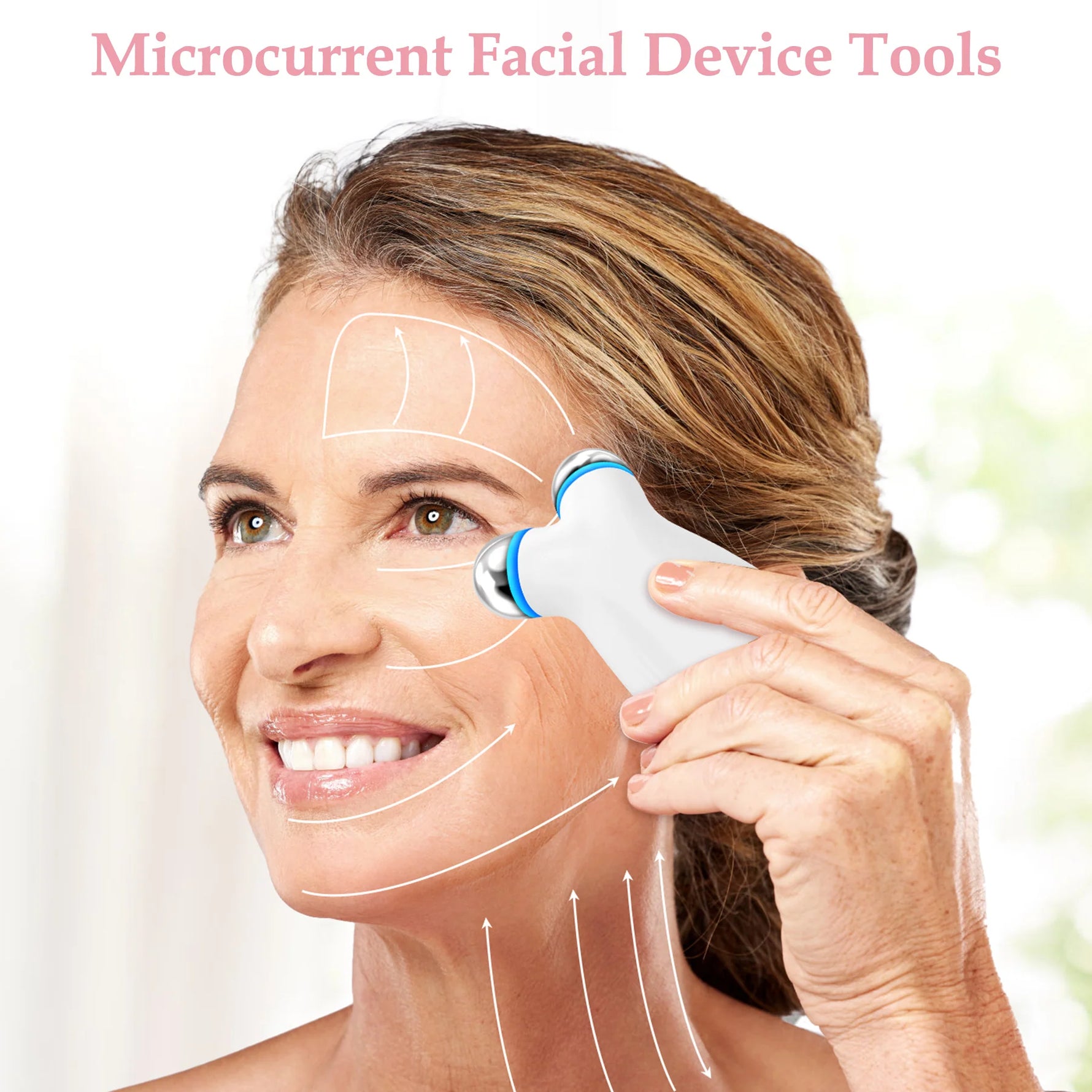 Revitalize Your Skin with Our Anti-Aging Microcurrent Facial Device - Enhance Absorption and Achieve a Youthful Glow!