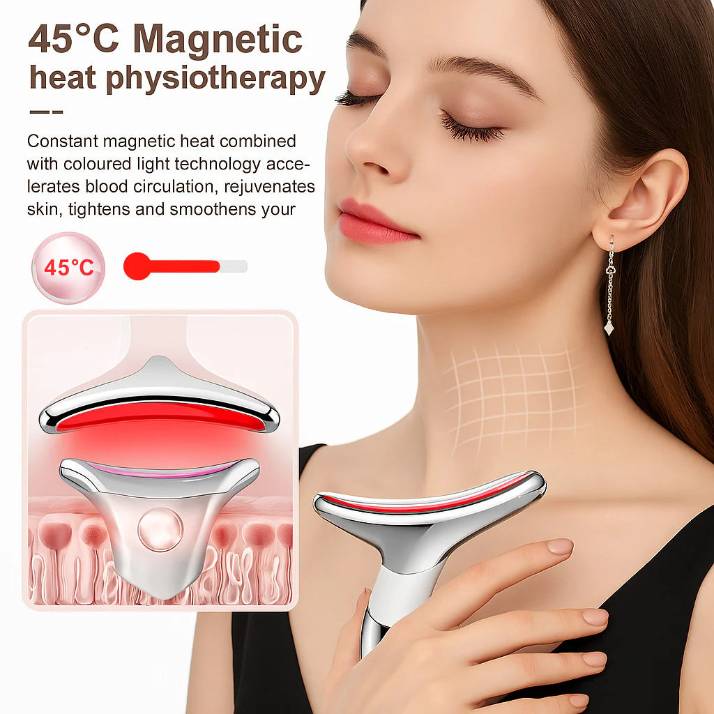 Rejuvenate Your Skin with the Neck Face Lifting Massager - LED Anti-Wrinkle Device for Double Chin Removal