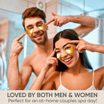 Revitalize Your Look with Gold Under Eye Patches - Reduce Puffiness, Lighten Dark Circles, and Smooth Fine Lines
