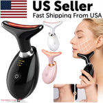 Rejuvenate Your Skin with the Neck Face Lifting Massager - LED Anti-Wrinkle Device for Double Chin Removal