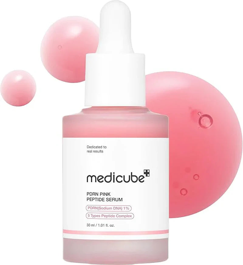Revitalize Your Skin with Medicube PDRN Pink Peptide Serum - 30Ml for Youthful Glow and Firmness