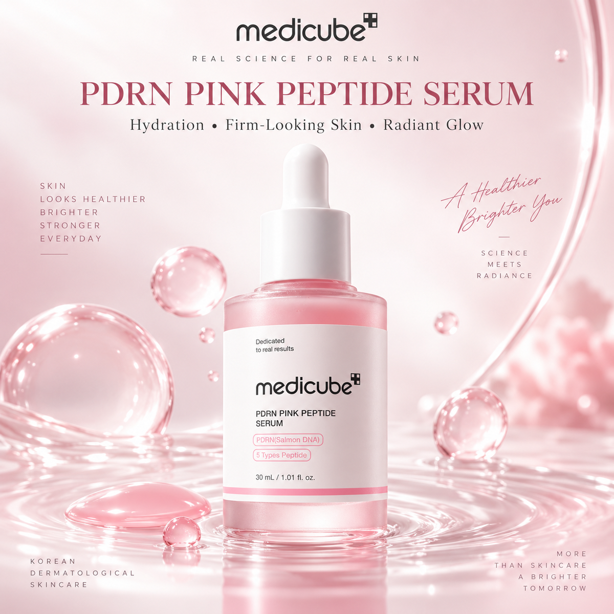Medicube PDRN Pink Peptide Serum – 30ml